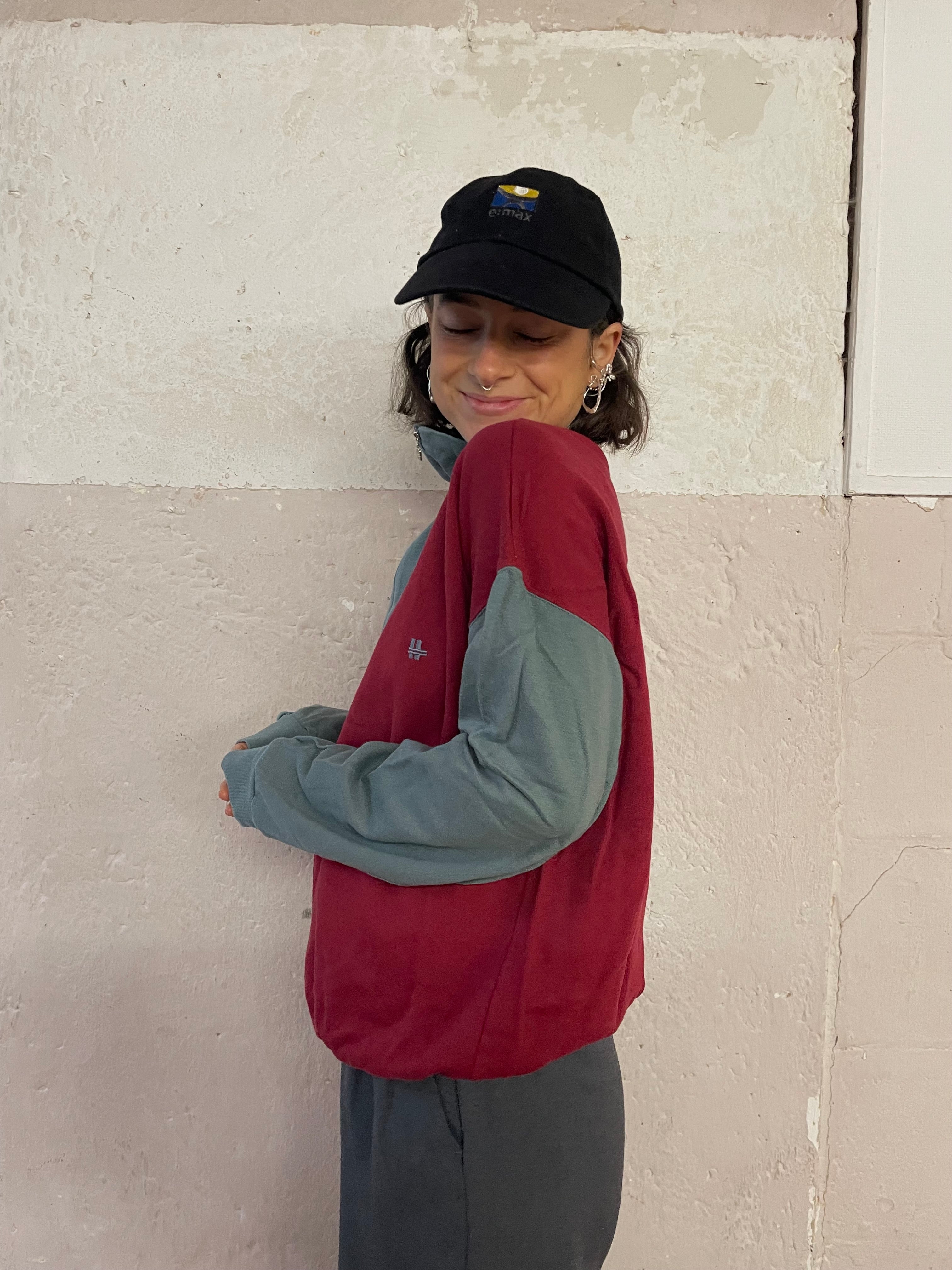 Retro Sweater Quarter Zip - Kleiderhaufen - Default Title