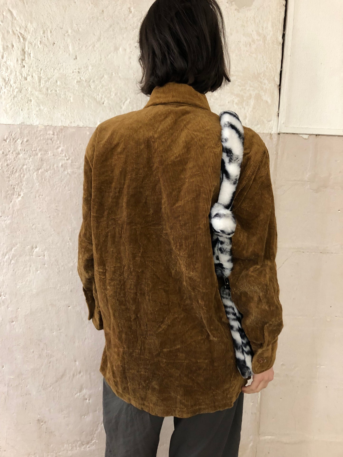 Braune Cord Jacke