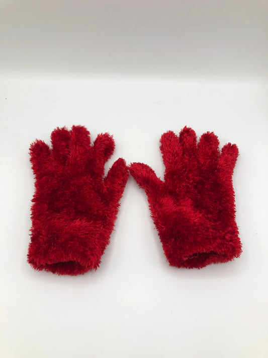 rot funny warm Gloves - Kleiderhaufen - Default Title