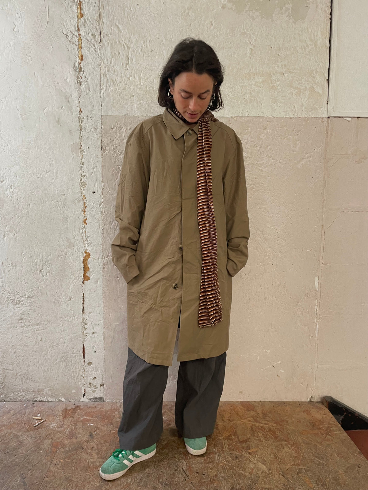 Bijenkorf Trenchcoat Beige Herbst Mantel Layering - M/L