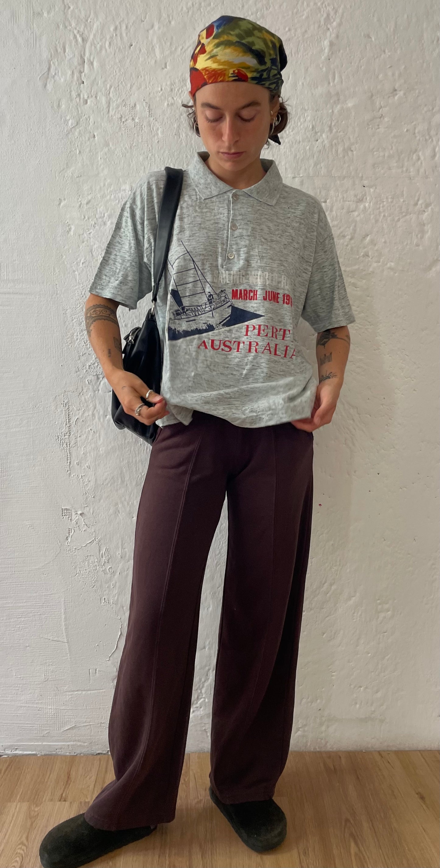Sporthose braun S