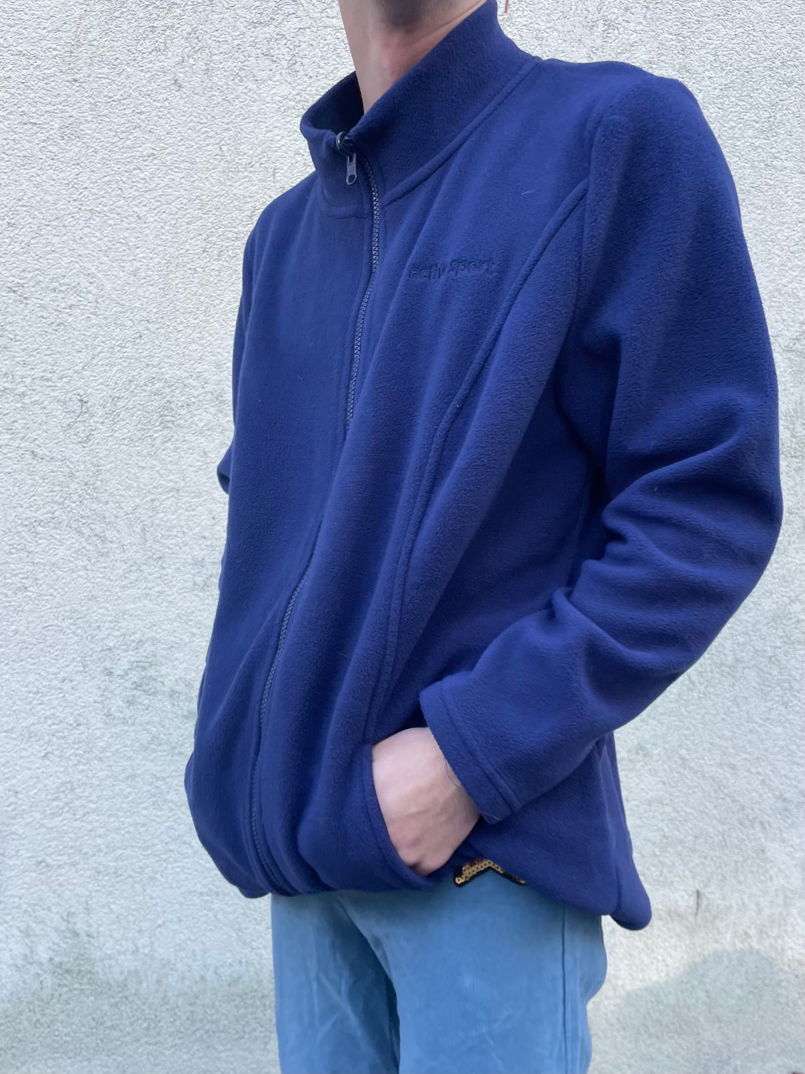 Ulla Popken Fleece Marineblau - Kleiderhaufen - Default Title