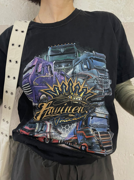 T-Shirt mit Front Print - Kleiderhaufen - Default Title