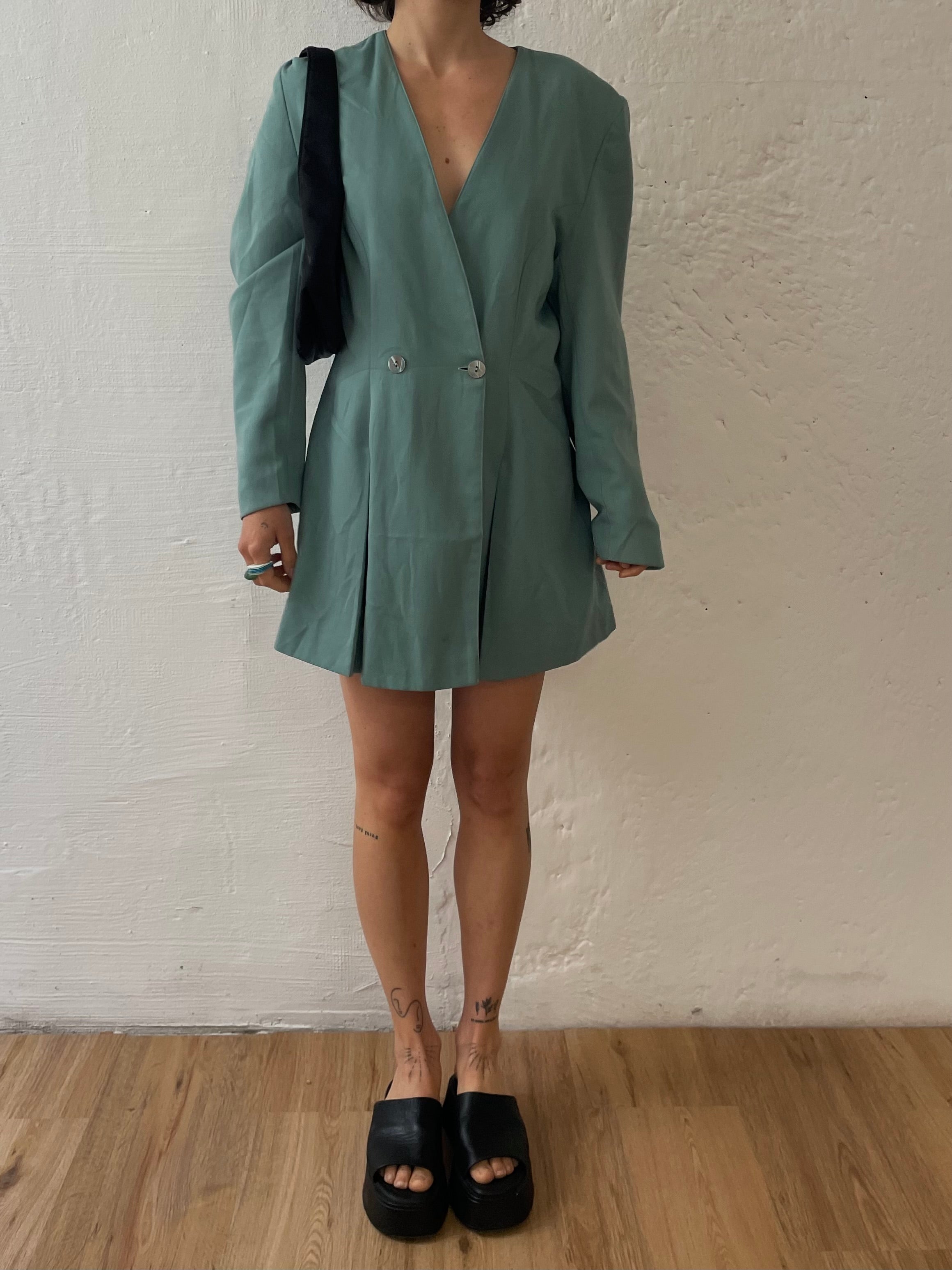 Langer Blazer oder kurzes Kleid M - Kleiderhaufen - Default Title