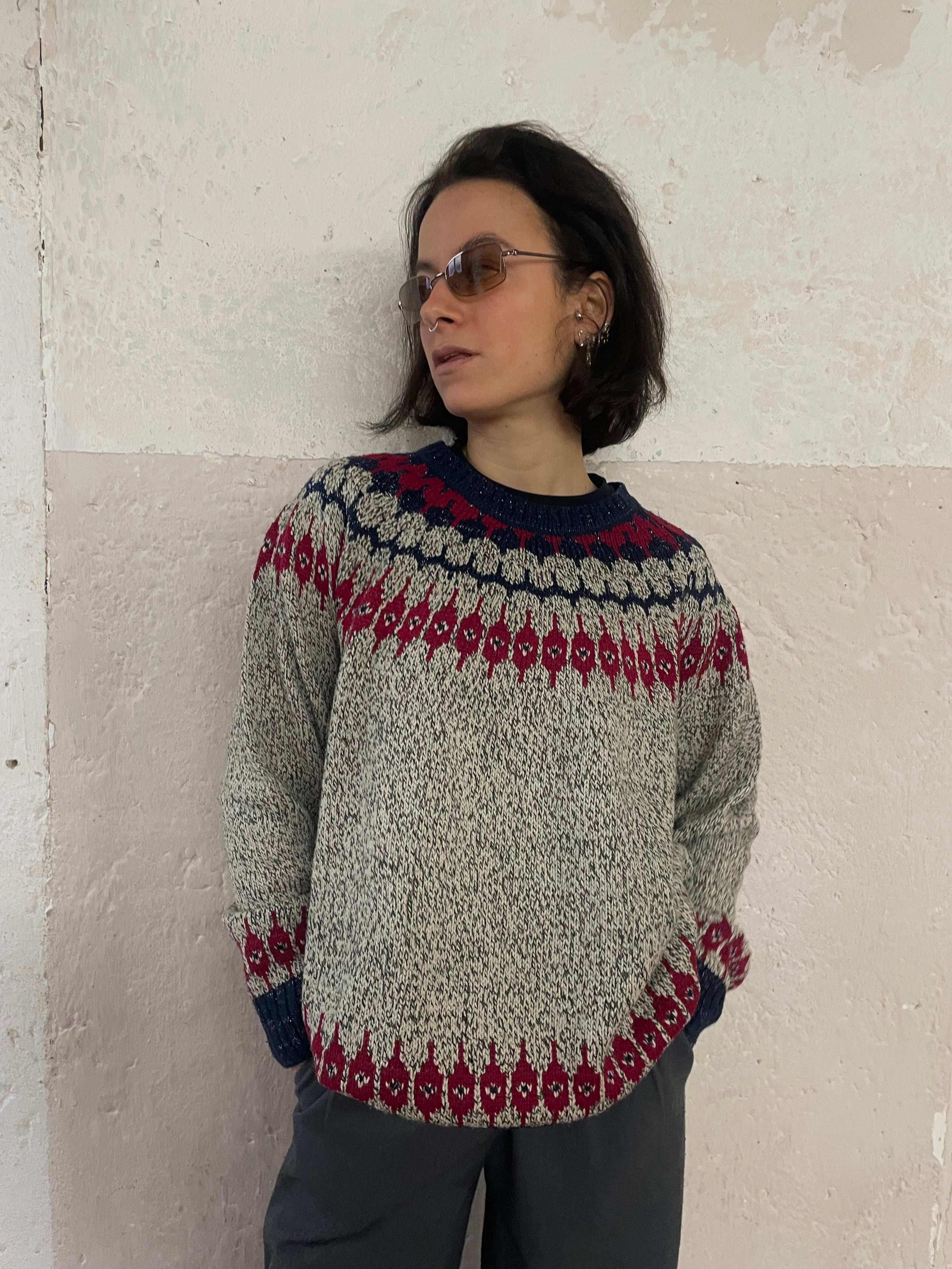 Wunderschöner Sweater Glitzer Streifen dabei - Kleiderhaufen - Default Title