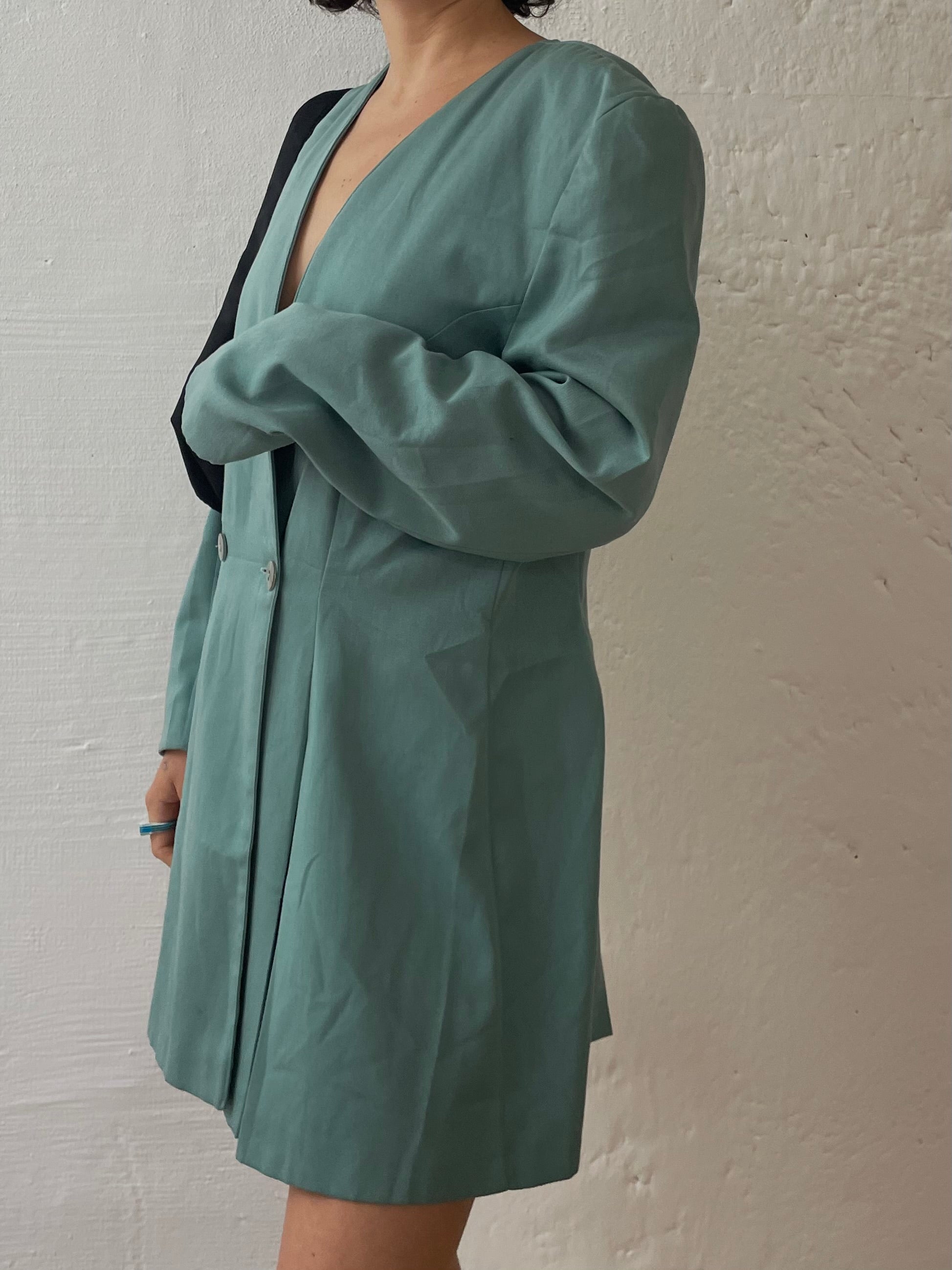 Langer Blazer oder kurzes Kleid M - Kleiderhaufen - Default Title