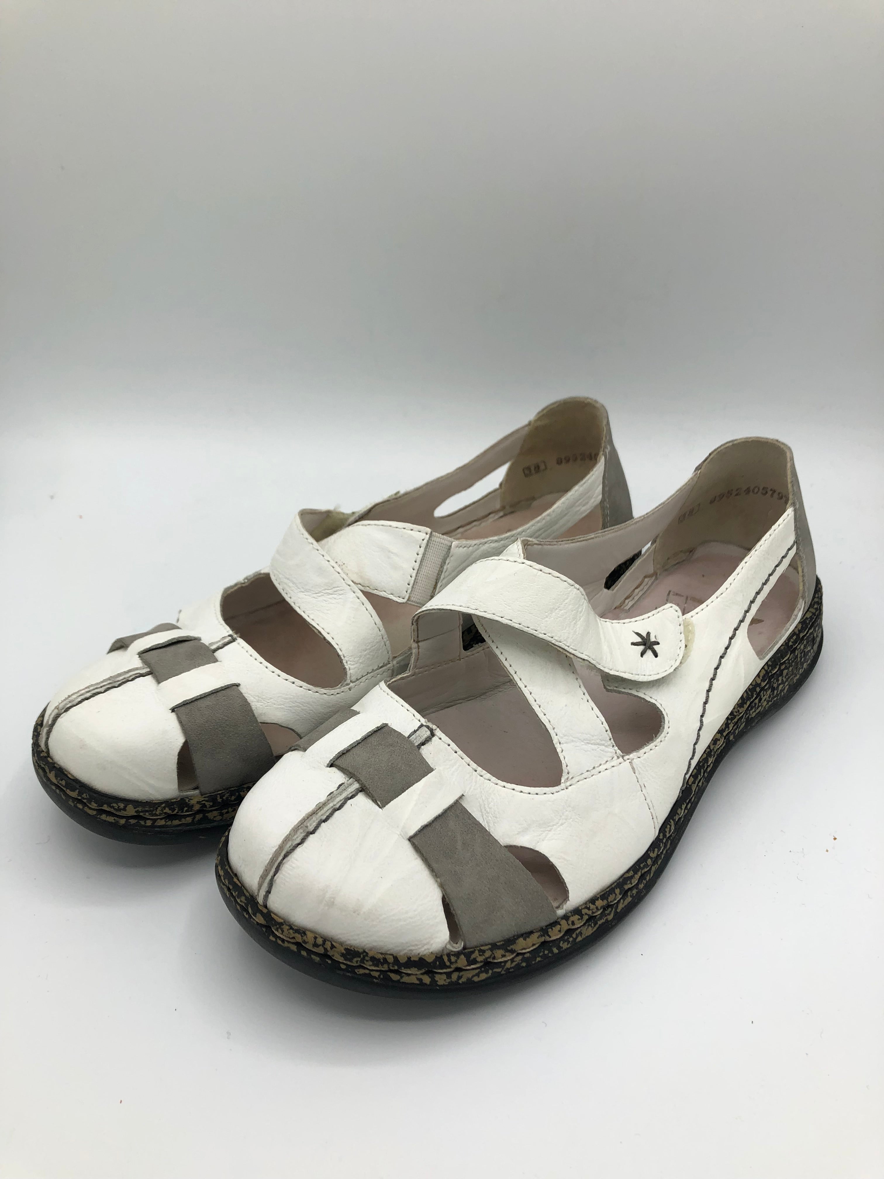 Rieker Leder Sandalen - Kleiderhaufen - Default Title