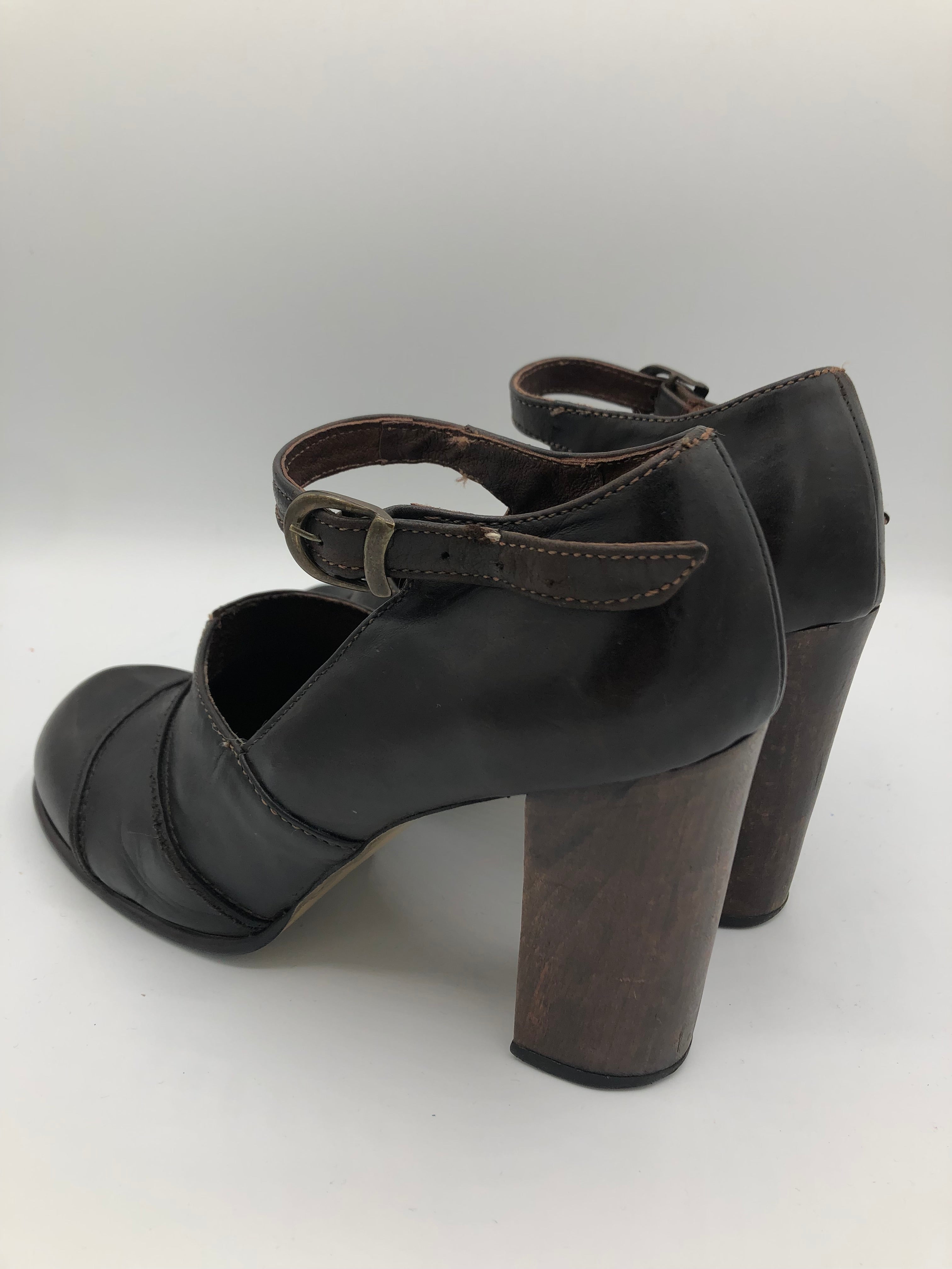 Extreme Leder Hohe Schuhe - Kleiderhaufen - Default Title