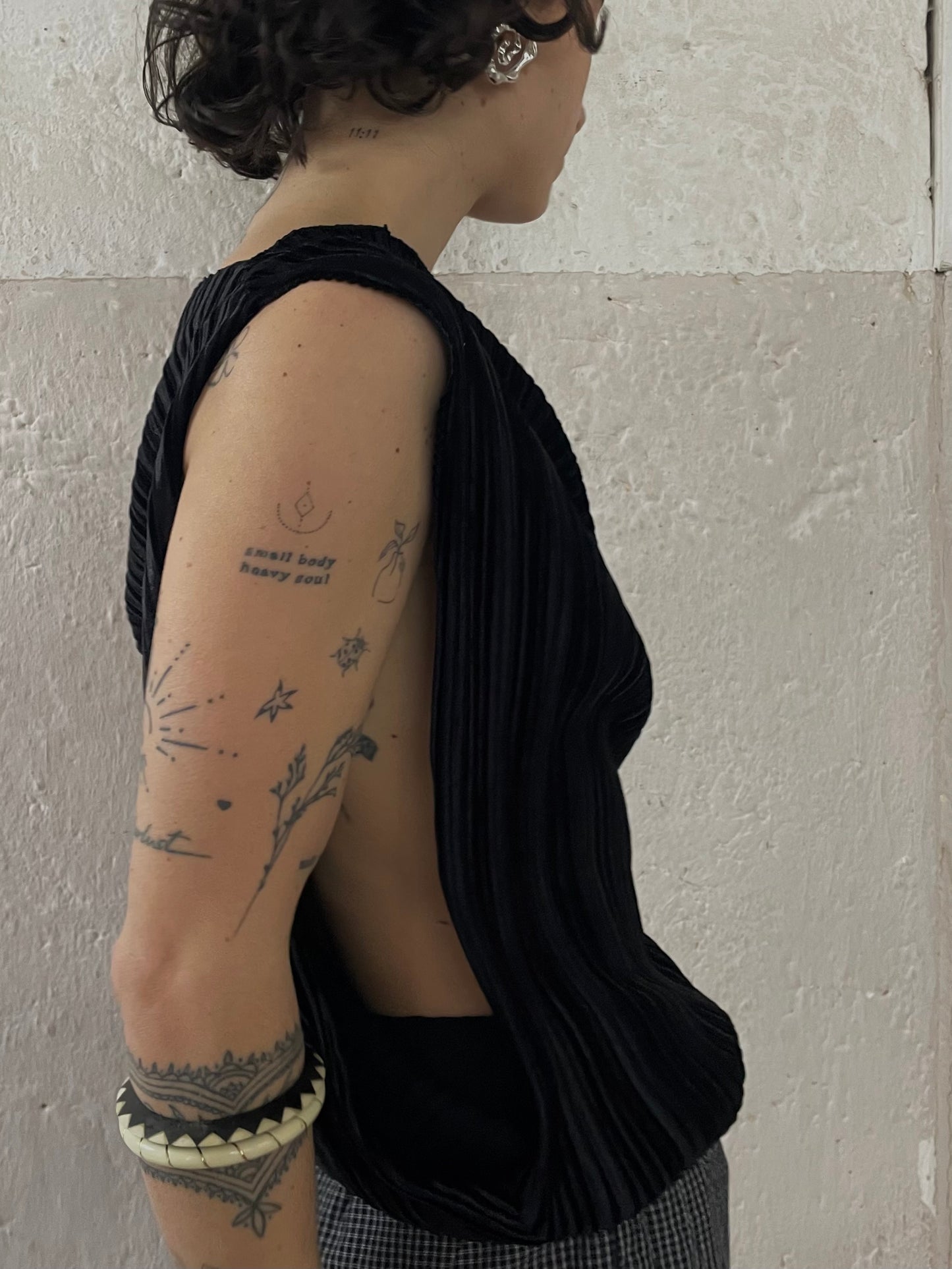 Vintage top black S