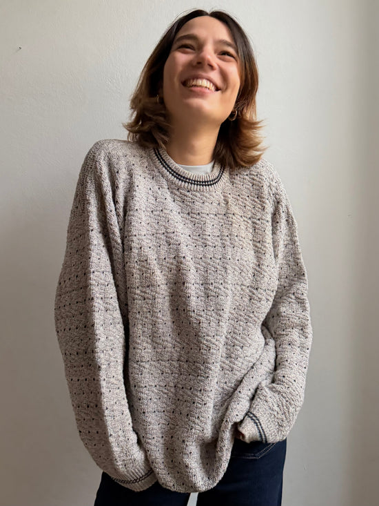 Trefle Vintage Sweater Creme Unisex - Size M