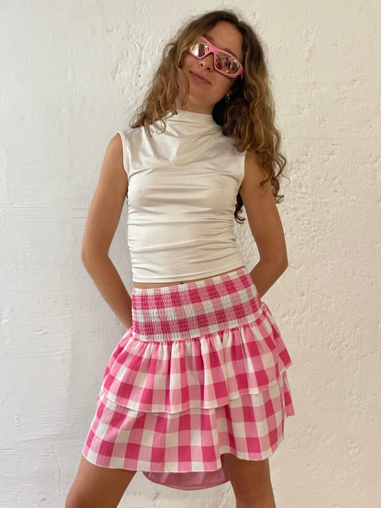 Y2K Mini Skirt Pink S