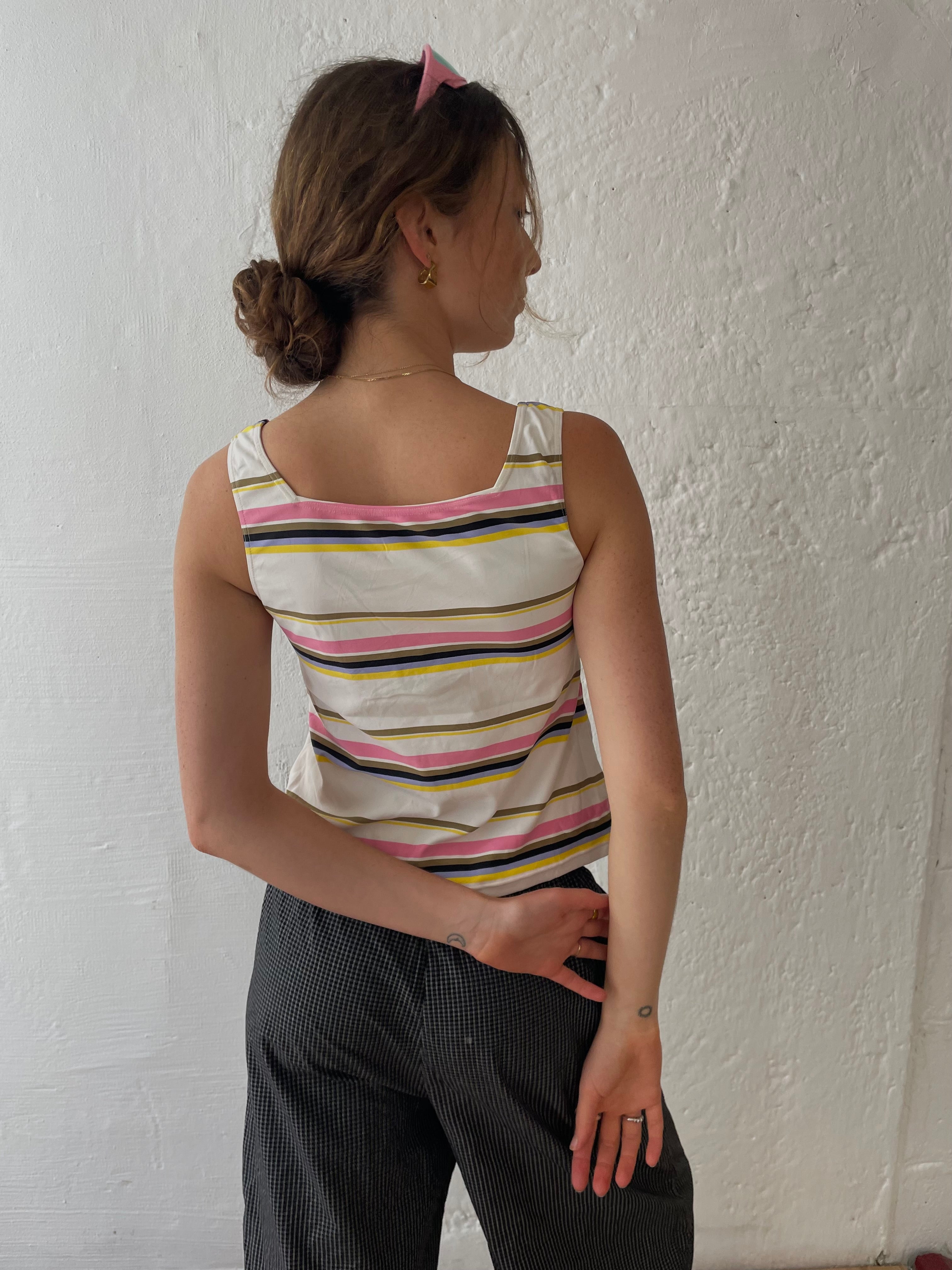 Y2K Top mit Glitzerkrone S - Kleiderhaufen - Default Title