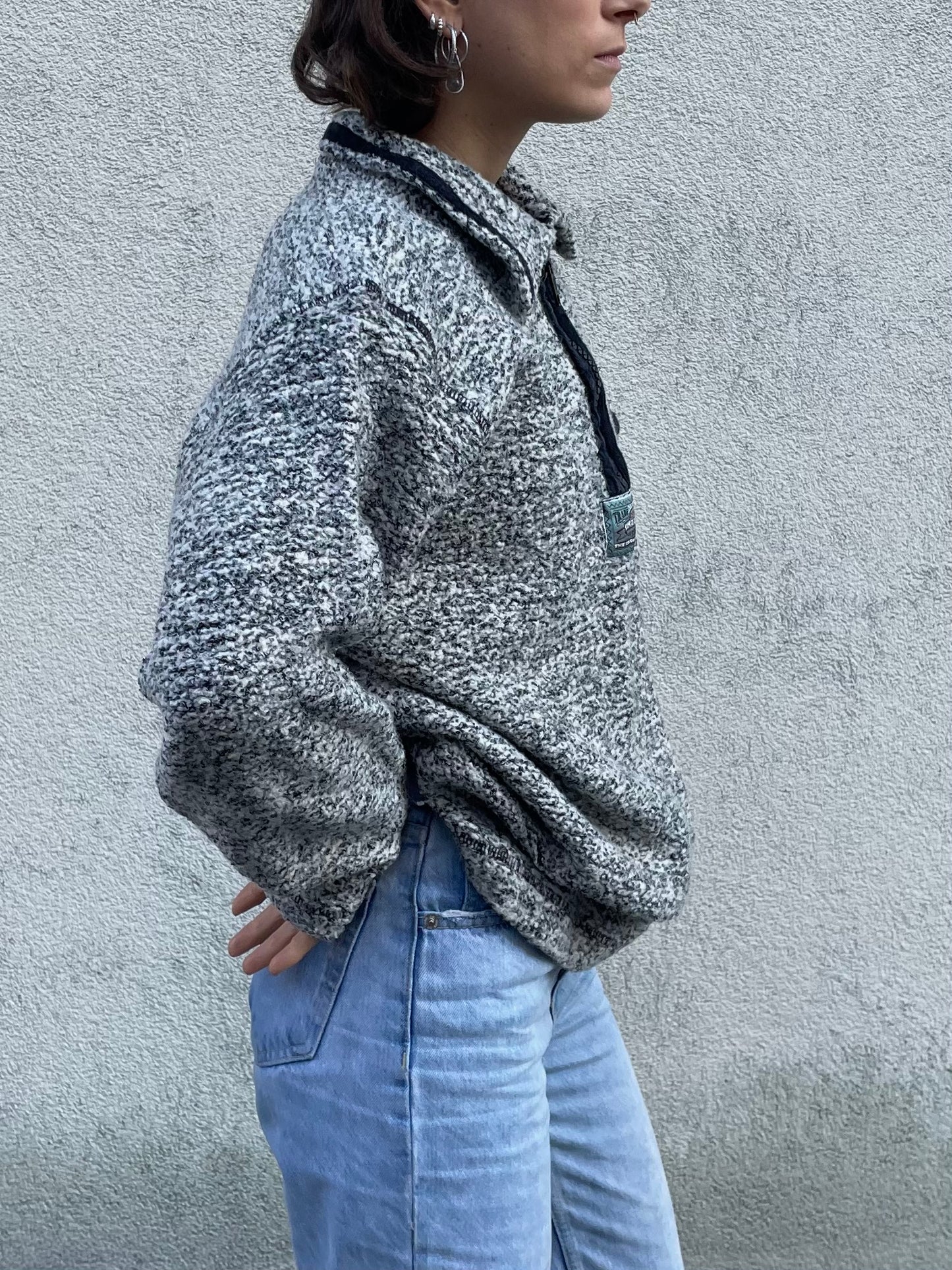 Gray Oversized Sweater