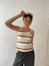 Y2K Top mit Glitzerkrone S - Kleiderhaufen - Default Title