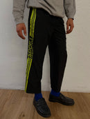 Vintage Atlasformer Sports Pants Black & Yellow – XL