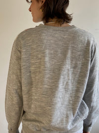 Sweater Vintage Grey Striped Puma Unisex – M