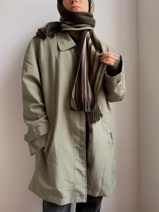 EWM Pure Classic Trenchcoat Green Unisex - M