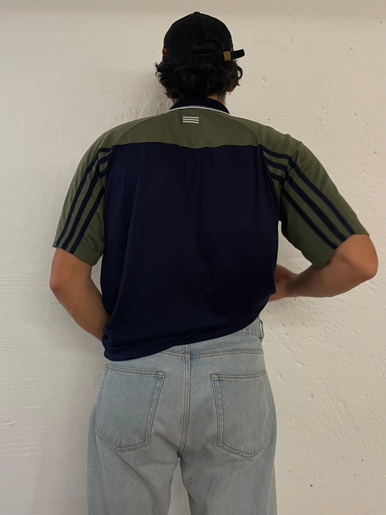 Vintage Adidas Polo Shirt black Oversized - XXL