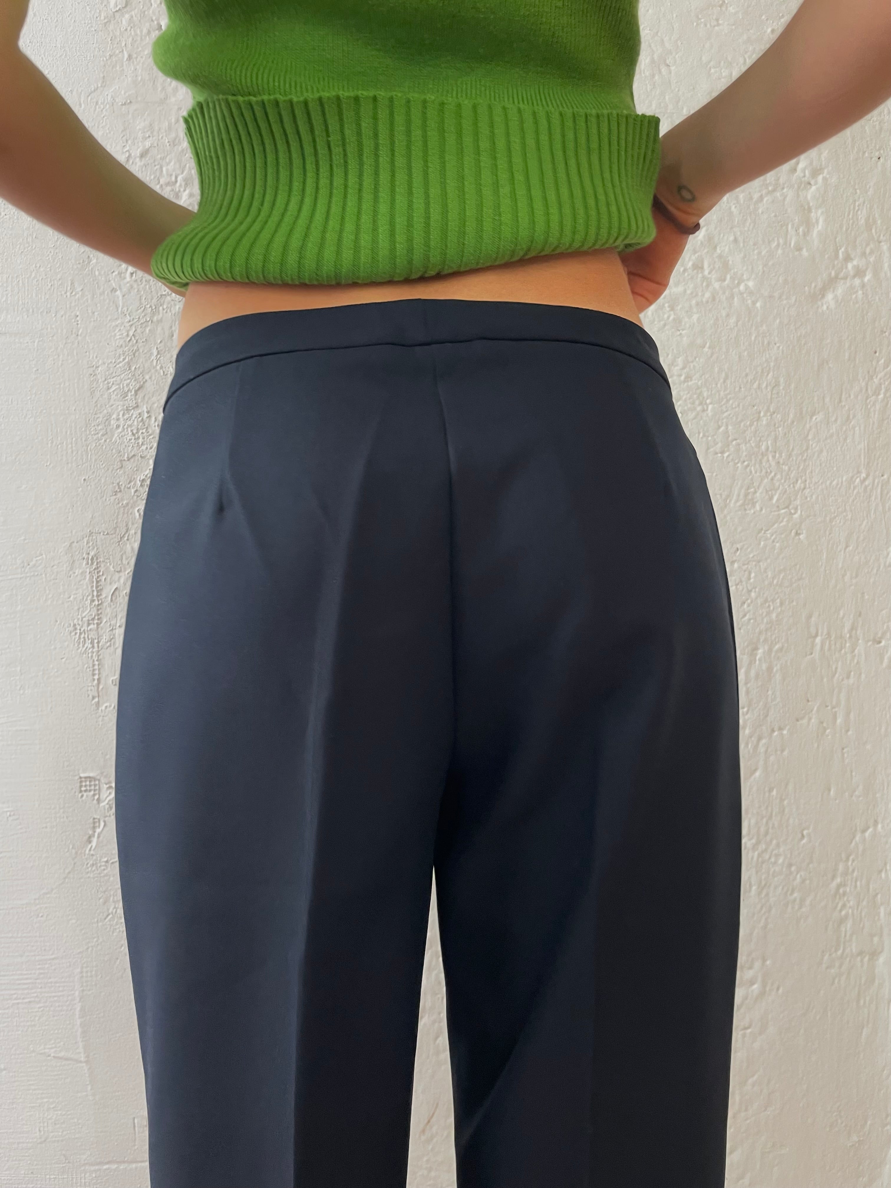 Dunkelblaue Anzugshose