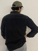 Vintage HAZARD Regular Fit Shirt Black Long Sleeve – L