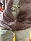 Vintage Track Jacket Adidas Blue Purple & Red Details Front & Back Logo Unisex – L