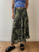 Langer dunkelgrüner Rock M - Kleiderhaufen - Default Title