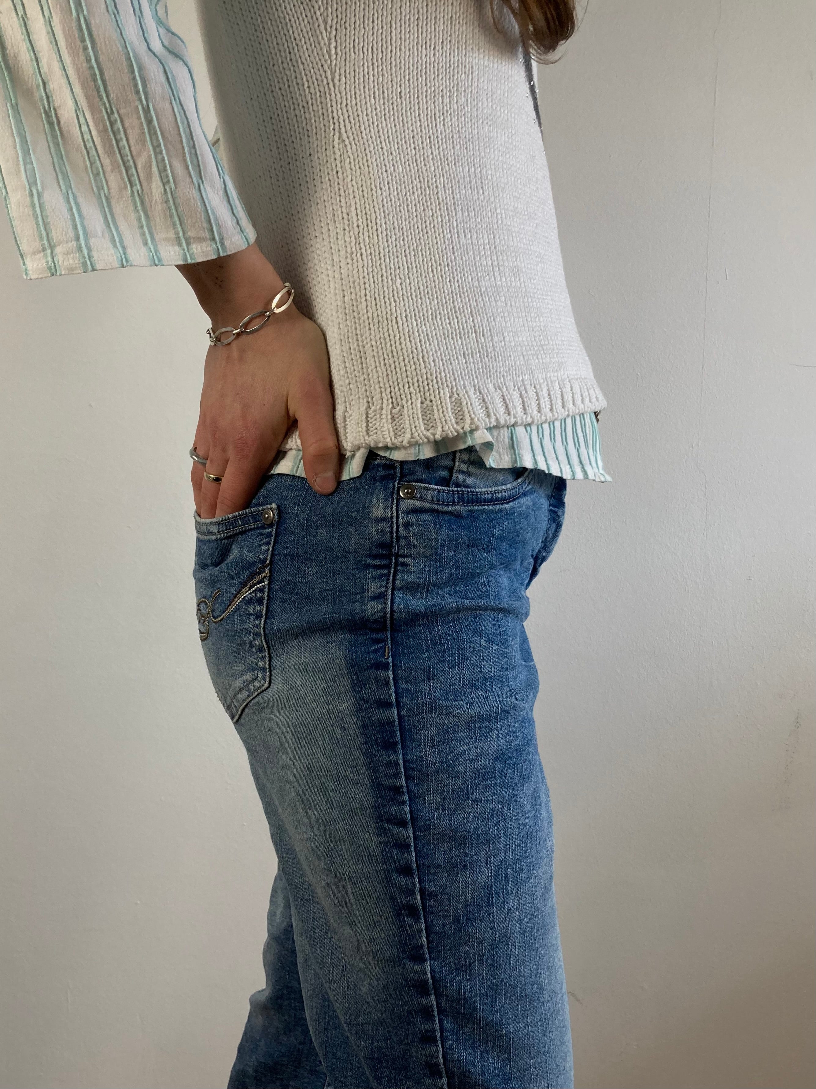 Denim Shorts BPC Blue Jeans Summer Casual Fit Unisex – M