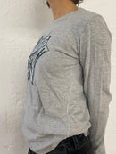 Guess Long Sleeve Shirt Front Print Grey – S