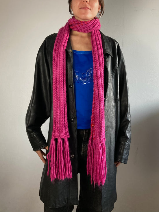 Scarf Long Wool Scarf EDC Pink 2m Spring Women – One Size