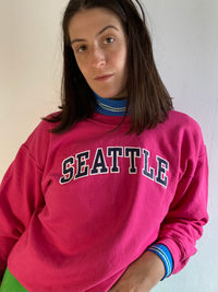 Pullover Gildan Sweatshirt Sweater Vintage Pink Y2K Unisex – M