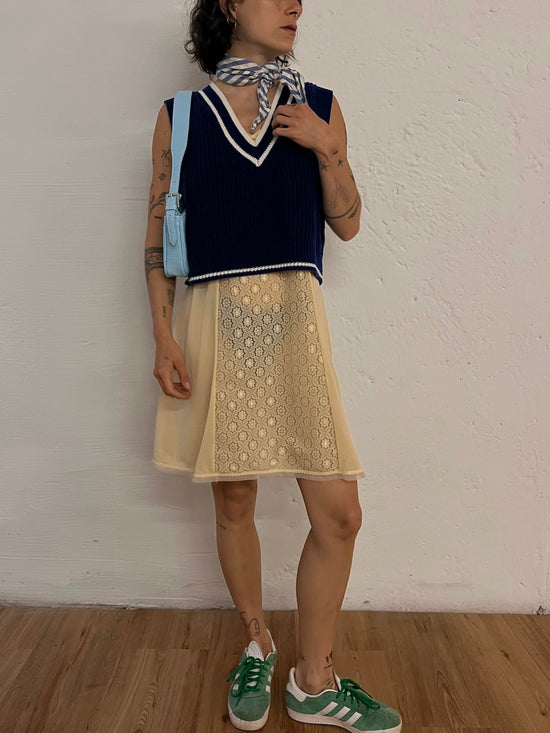 Spitzenkleid durchsichtig  M