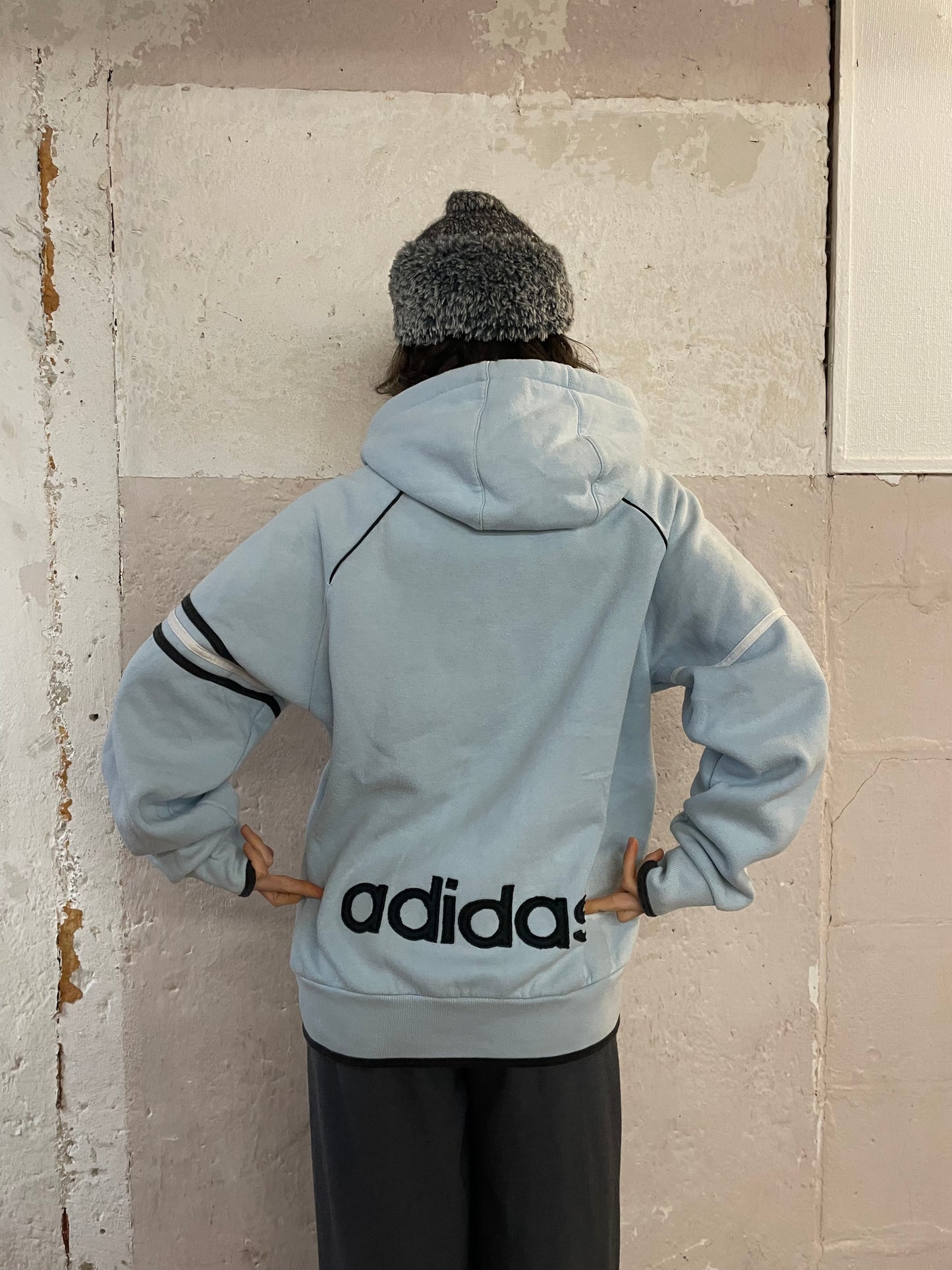 Adidas Hoodie Babyblue Unisex