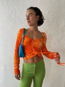 Longsleeve Top Orange S/M