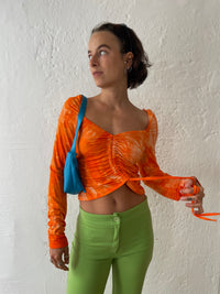 Longsleeve Top Orange S/M