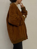 Vintage Rover & Lakes Leather Jacket Genuine Leather Brown - L