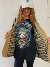 Braune Weste Unisex oversized XL