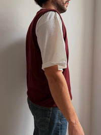 Wool Pullunder Red Unisex - L