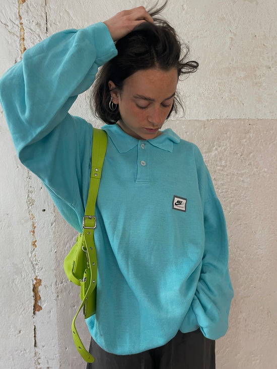 Vintage Nike Longsleeve Front Logo Cotton Blend Unisex – XL