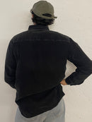 Vintage HAZARD Regular Fit Shirt Black Long Sleeve – L