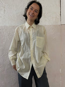 Langarm Creme Hemd - Kleiderhaufen - Default Title