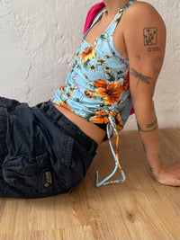Y2K Aloha Crop Top S Fitted Summer Women – S