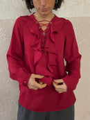 Bluse zum schnüren - Kleiderhaufen - Default Title