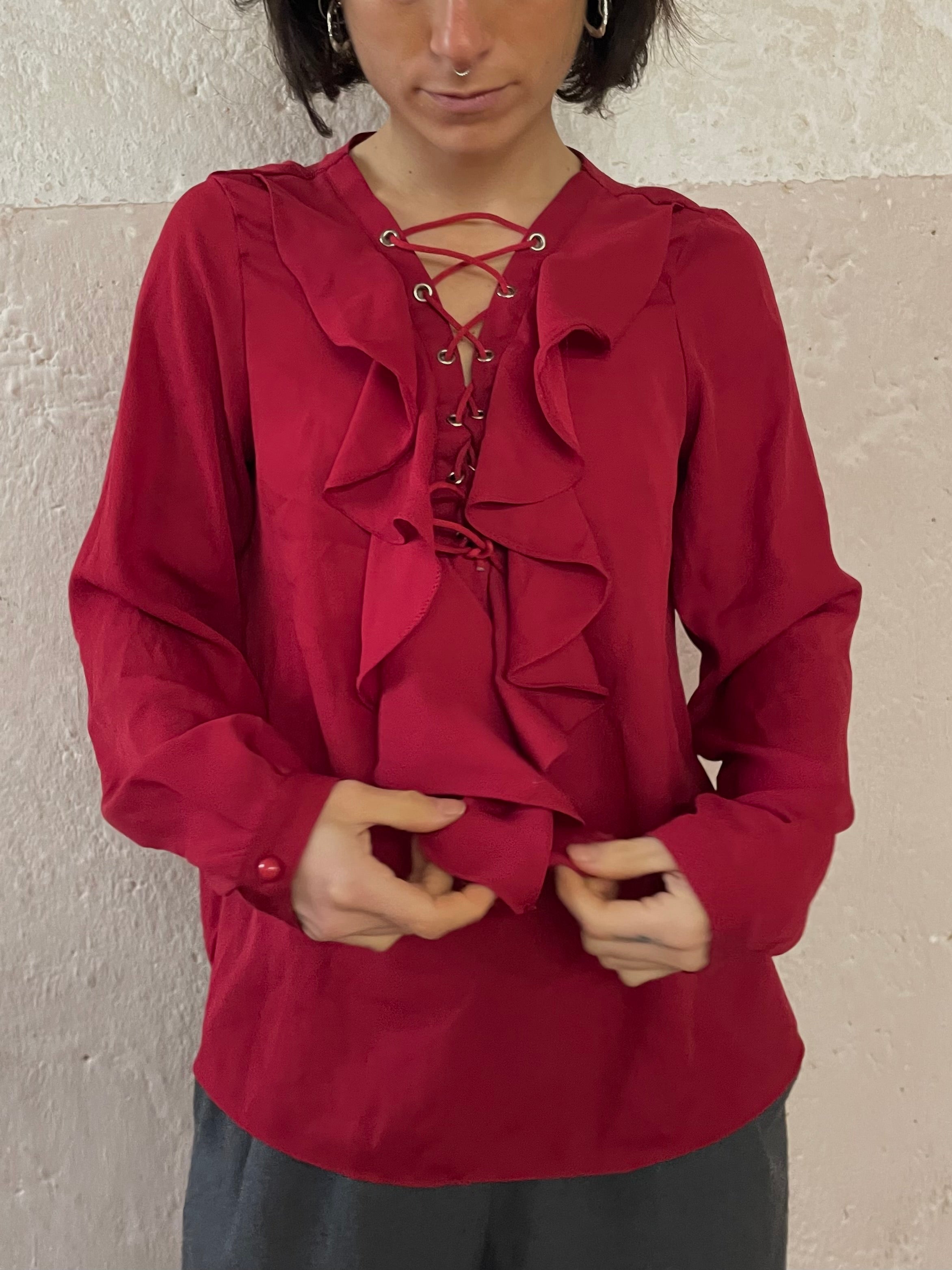 Bluse zum schnüren - Kleiderhaufen - Default Title