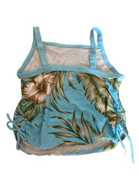 Top Y2K Vintage Made in Korea Floral Rhinestone Detail – M/L