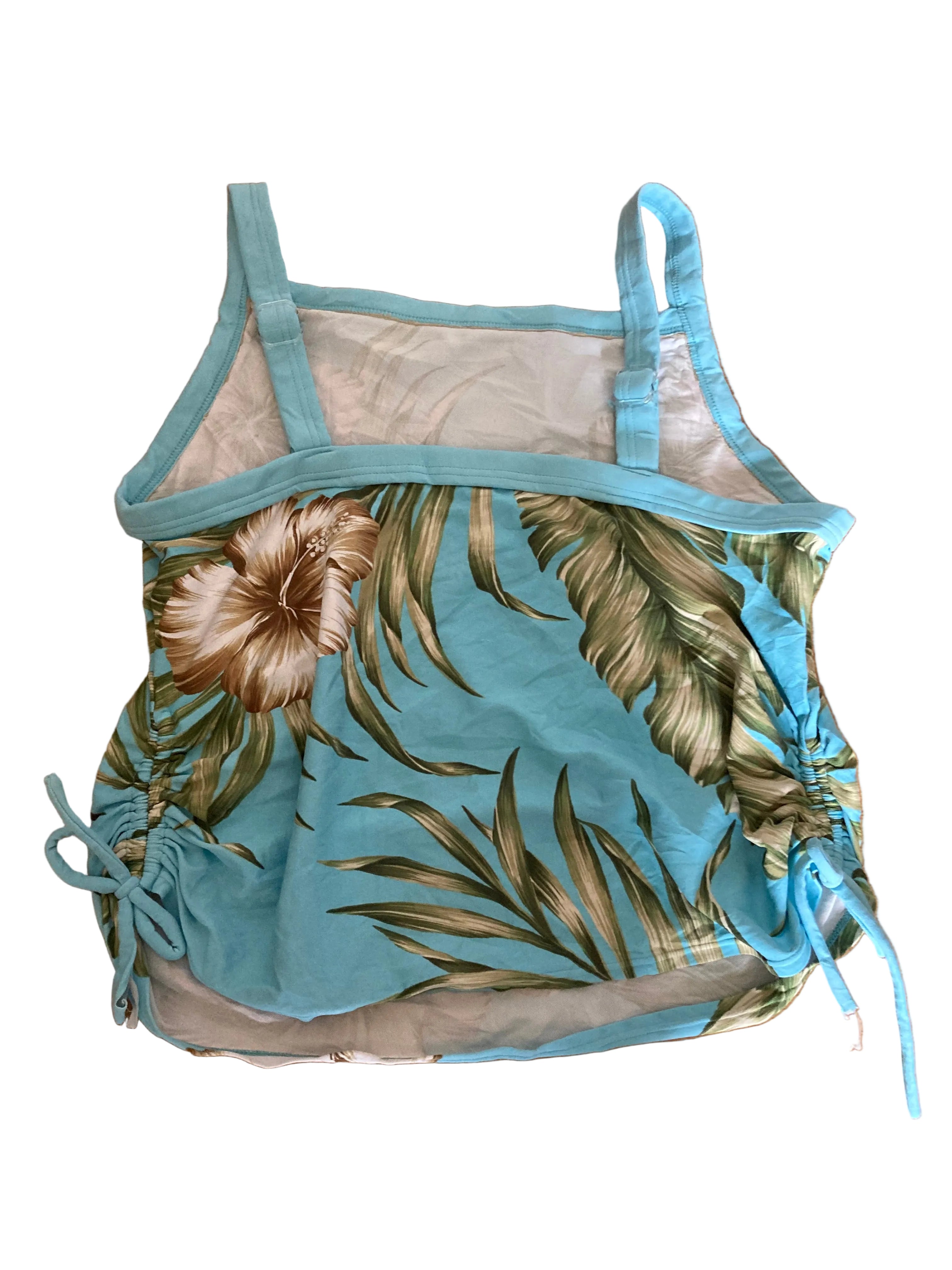 Top Y2K Vintage Made in Korea Floral Rhinestone Detail – M/L