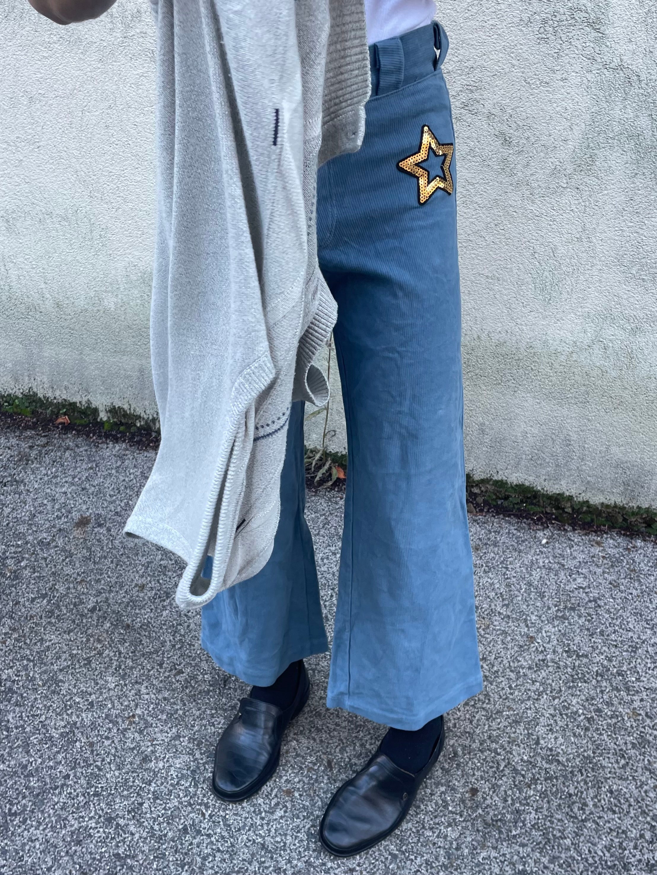 Wide-leg Pants be the STAR - Kleiderhaufen - Default Title