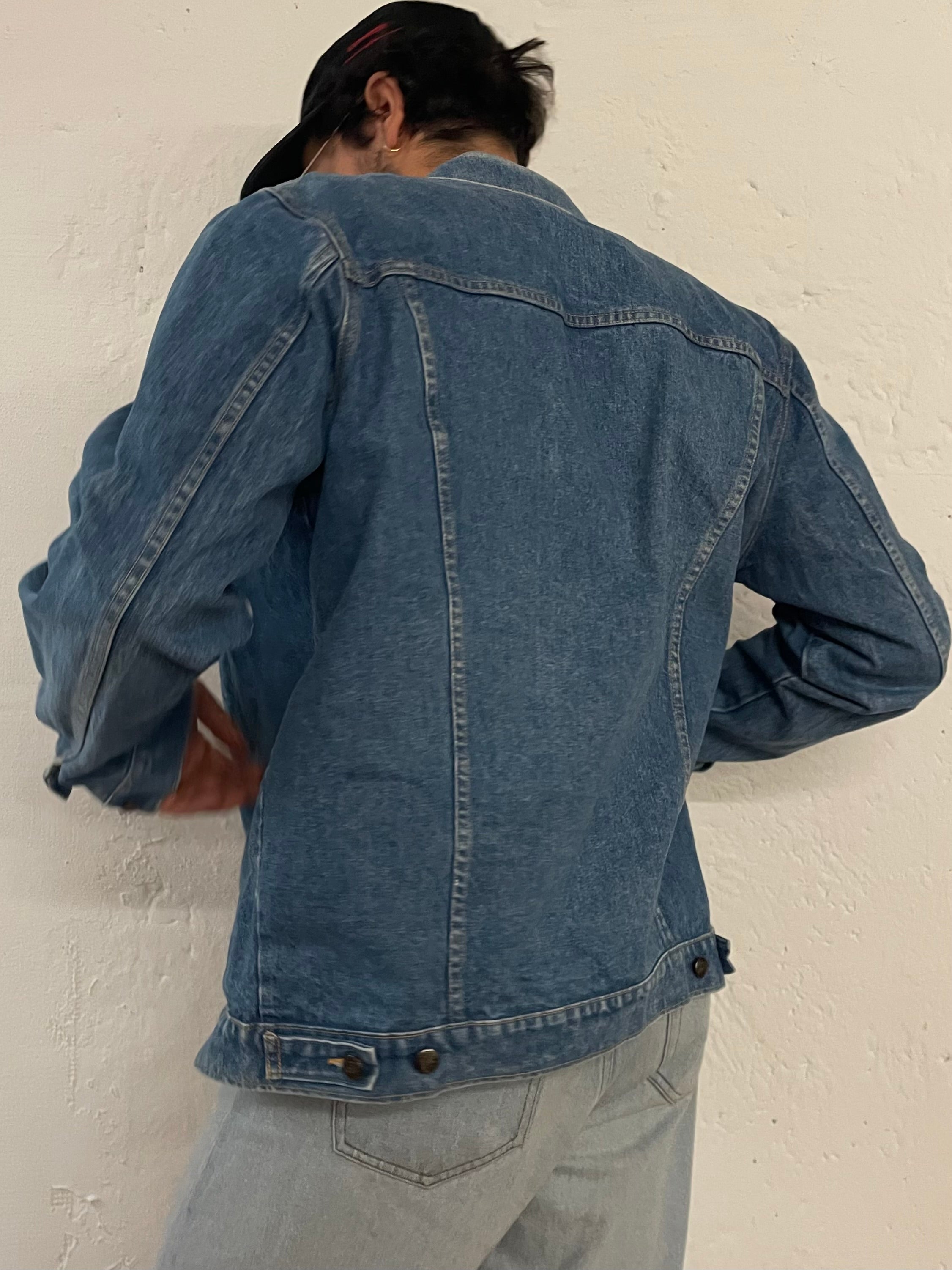 Vintage Pioneer Denim Jacket Blue – XL