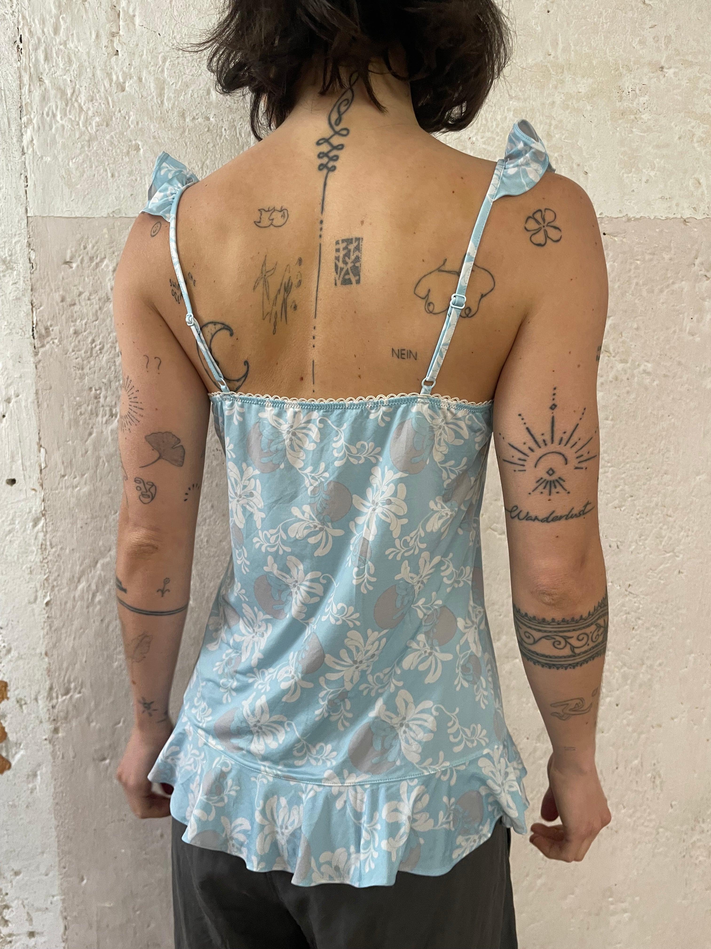 Y2K Rüschen Top S/M - Kleiderhaufen - Default Title