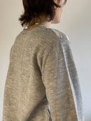 Sweater Vintage Grey Striped Puma Unisex – M