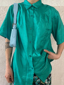 Türkise Bluse M - Kleiderhaufen - Default Title